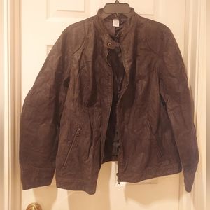 Dark Brown Leather Jacket